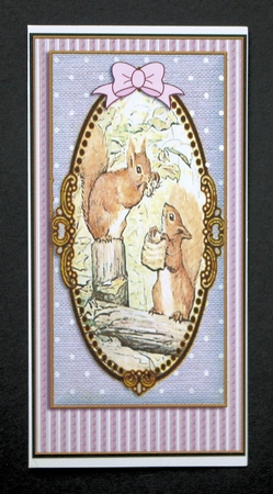 Peter Rabbit DL. Card Front  7 by Marion Kimberley-Scott