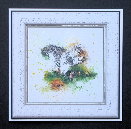 Watercolour Splatter Art - Woodland Animals - Exclusive Bumper Kit by Marion Kimberley-Scott