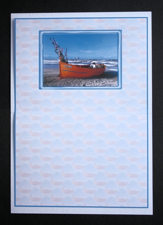  JJ GOING FISHING BIRTHDAY OR FATHERS DAY A5 INSERT BLANK by Marion Kimberley-Scott