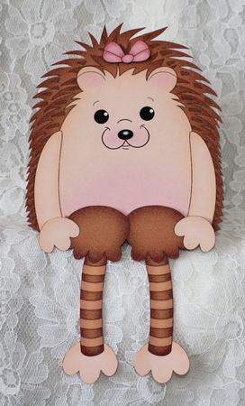3D On the Shelf Card Kit - Cute Little Hedgehog Tink by Marion Kimberley-Scott