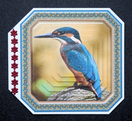 JJ KINGFISHER 5X5 PYRAMAGE by Marion Kimberley-Scott