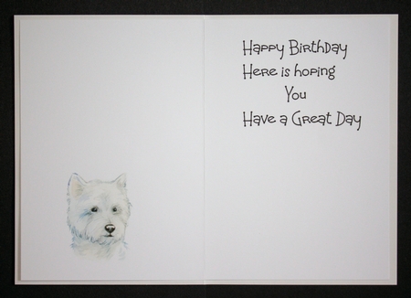 A Terrior  Birthday Insert by Marion Kimberley-Scott