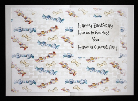 A  Wrag and Bone Birthday Insert by Marion Kimberley-Scott