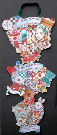 Through the Looking Glass  Hanging Hearts Trio by Marion Kimberley-Scott