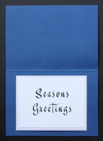 Is it really him  Insert  Seasons Greetings by Marion Kimberley-Scott