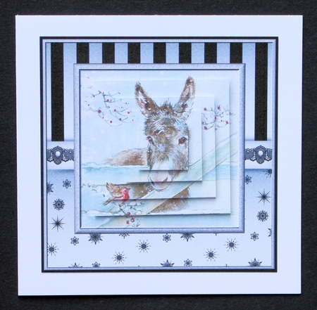 Little Christmas Donkey Pyramid by Marion Kimberley-Scott