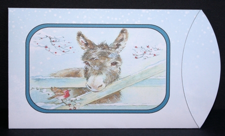 Little Christmas Donkey Pillow Box by Marion Kimberley-Scott
