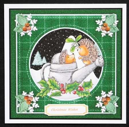Hedgehog Mistletoe Kiss  by Marion Kimberley-Scott