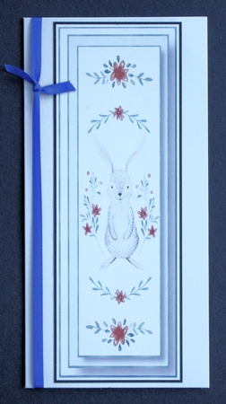 The Watercolour Hare LGE DL by Marion Kimberley-Scott