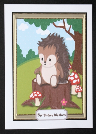 Cute Woodland Friends Hedgehog  by Marion Kimberley-Scott