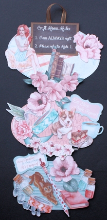 Be Crafty! Hanging Oval Plaques Trio by Marion Kimberley-Scott
