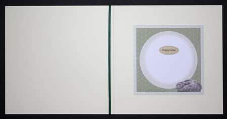HARE INSERT: With Optional Verse & Bonus Small Topper/Gift Tag by Marion Kimberley-Scott