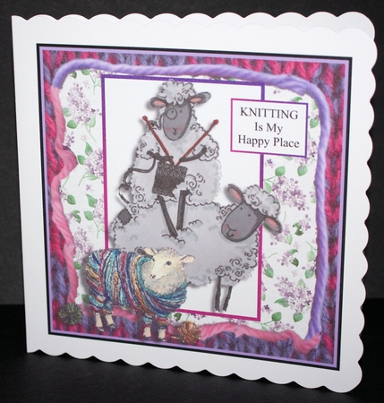 Knitting Is My Happy Place by Marion Kimberley-Scott