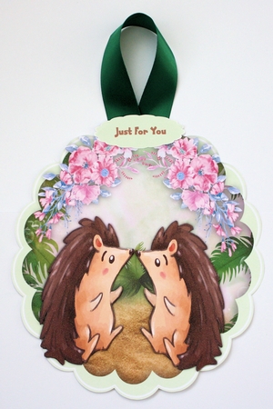 Lovely Kissing Hedgehogs  by Marion Kimberley-Scott