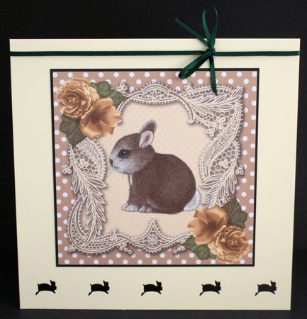 Cute  Bunny Quick card by Marion Kimberley-Scott