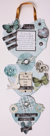 Whispers from God  Hanging Hearts Trio by Marion Kimberley-Scott