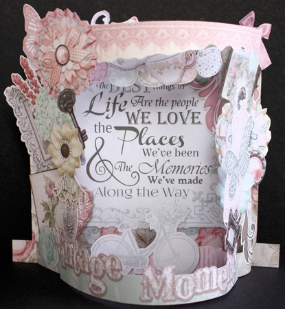 Vintage Moments 3d Flectere Card and Envelope Mini Kit by Marion Kimberley-Scott