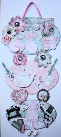 Vintage Moments - Hanging Oval Plaques Trio by Marion Kimberley-Scott