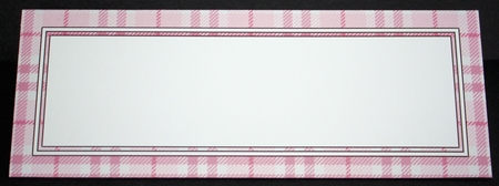10 Mini Dl (80 x 215mm) Tartan Envelope Kit by Marion Kimberley-Scott