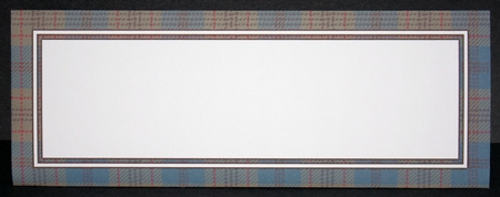 10 Mini Dl (80 x 215mm) Tartan Envelope Kit by Marion Kimberley-Scott