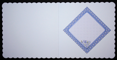 FORGET-ME-NOTS: 8x8 Card Front 4 Sheet Mini Kit With Bonus Floral Background & Commercial Use by Marion Kimberley-Scott