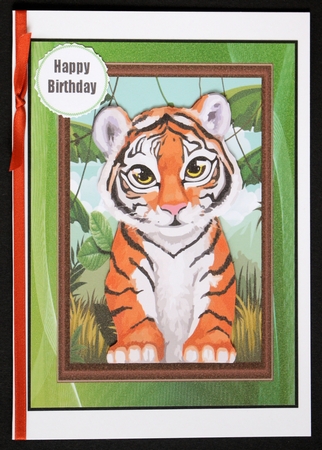 Cute Tiger by Marion Kimberley-Scott
