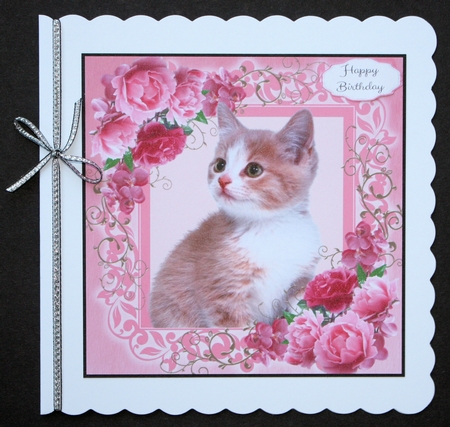 12 Animals In Pink Roses 8x8 Bumper Kit by Marion Kimberley-Scott
