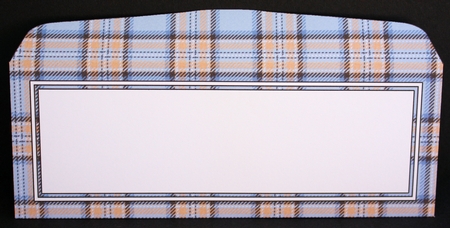 10 Mini Dl (80 x 215mm) Tartan Envelope Kit by Marion Kimberley-Scott