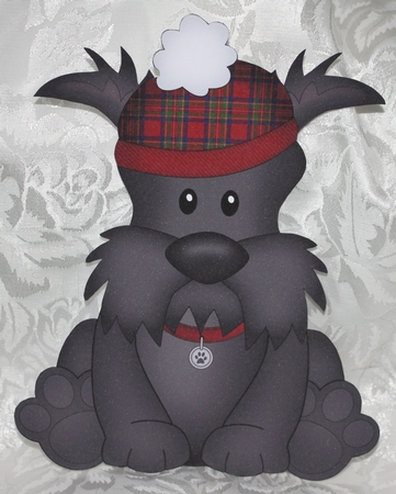 3D Cute Canine Treat Box Gift Set Mini Kit - Little Scottie Dog Hamish by Marion Kimberley-Scott
