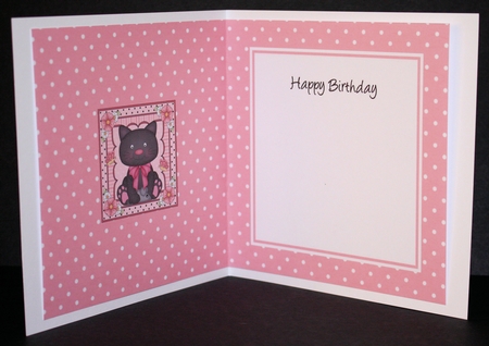Cute Little Cat square landscape insert by Marion Kimberley-Scott