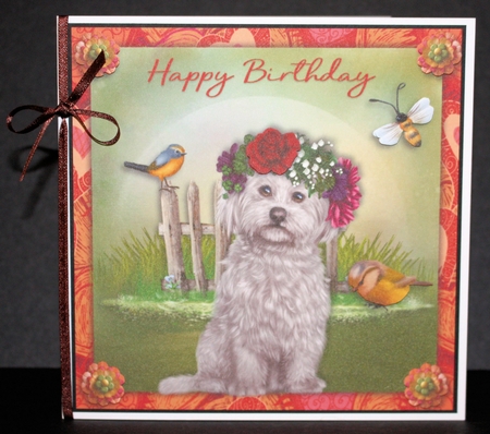 8x8 Summer Garden Birthday  by Marion Kimberley-Scott