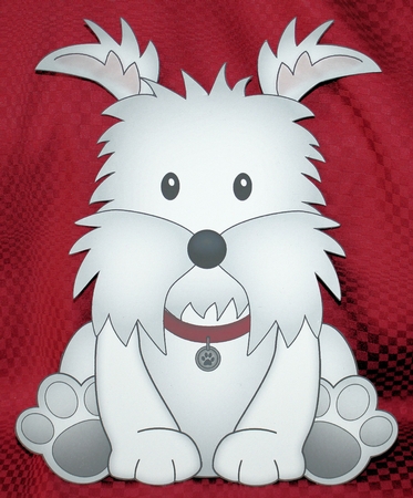 3D Cute Canine Treat Box Gift Set Mini Kit - Little Westie Dog Jock by Marion Kimberley-Scott