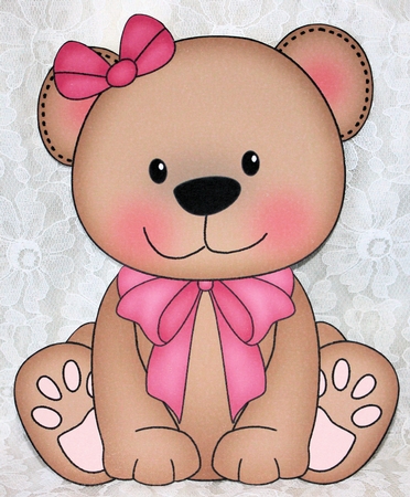 3D Cute Bear Treat Box Gift Set Mini Kit - Cute Little Livvy Bear by Marion Kimberley-Scott