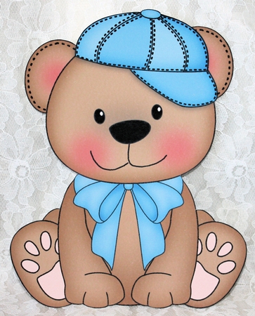 3D Cute Bear Treat Box Gift Set Mini Kit - Cute Little Austin Bear by Marion Kimberley-Scott