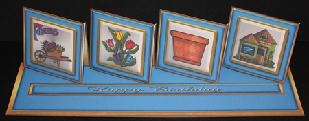 LG-DL QUAD Easel Card Kit-4 by Marion Kimberley-Scott