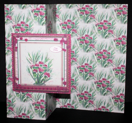 PINK CARNATIONS: A4 Background/Backing Paper With Commercial Use by Marion Kimberley-Scott