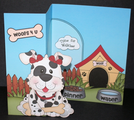 3D Shaped No-Hole Fold Back Mini Kit - Little Spotty Dog Mitzi by Marion Kimberley-Scott
