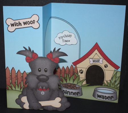 3D Shaped No-Hole Fold Back Mini Kit - Little Scottie Dog Maisie by Marion Kimberley-Scott