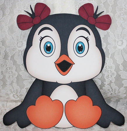 3D Cute Bird Treat Box Gift Set Mini Kit - Cute Little Pippa Penguin by Marion Kimberley-Scott