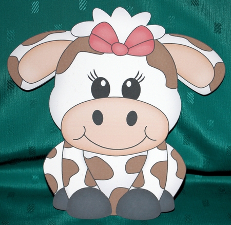 3D Cute Animal Treat Box Gift Set Mini Kit - Cute Little Milly Moo Cow by Marion Kimberley-Scott