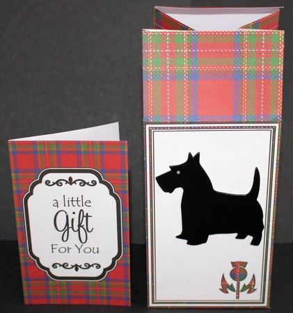 3D Tartan Milk Carton Treat Box Mini Kit by Marion Kimberley-Scott