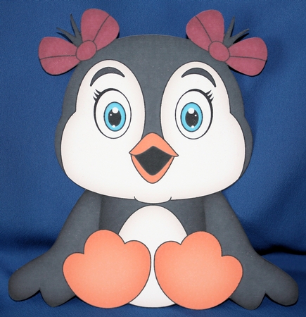 3D Shaped Card  Kit - Cute Little Pippa Penguin by Marion Kimberley-Scott