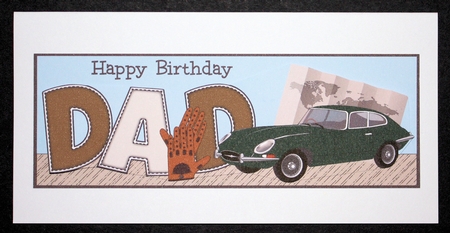 British Green Jaguar DAD large dl by Marion Kimberley-Scott