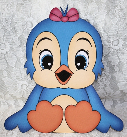 3D Shaped Card  Kit - Cute Little BeBe Bird by Marion Kimberley-Scott