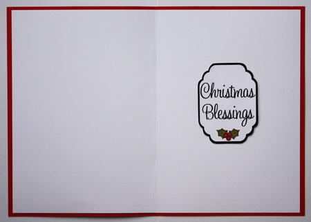 3D Christmas Greetings Sentiment Sheet by Marion Kimberley-Scott