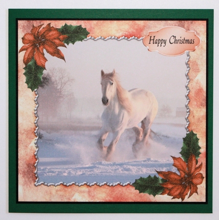 Horse Running in the Snow by Marion Kimberley-Scott