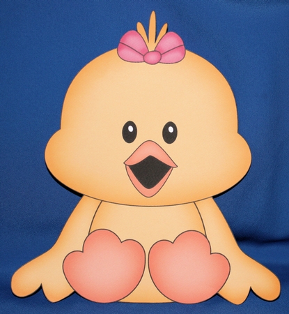 3D Shaped Card  Kit - Cute Little Chick Mallow by Marion Kimberley-Scott