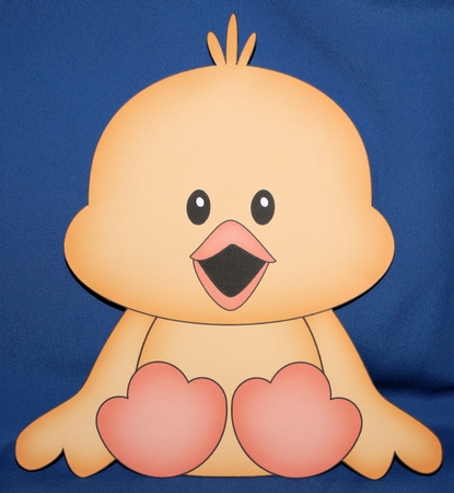 3D Shaped Card  Kit - Cute Little Chick Quackers by Marion Kimberley-Scott