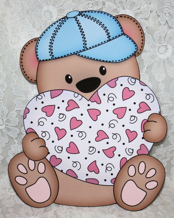 3D Cute Bear Treat Box Gift Set Mini Kit - Cute Little Austin Bear by Marion Kimberley-Scott