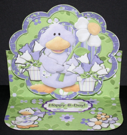 3D SHAPED LAYERED EASEL CARD KIT - QUACKERS by Marion Kimberley-Scott